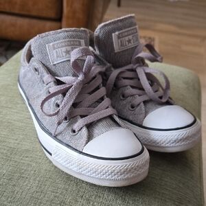 Converse Light Gray All Star Sneakers